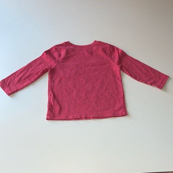 Old Navy Kids Long Sleeve Top in Heather Red - Picture 5 of 5